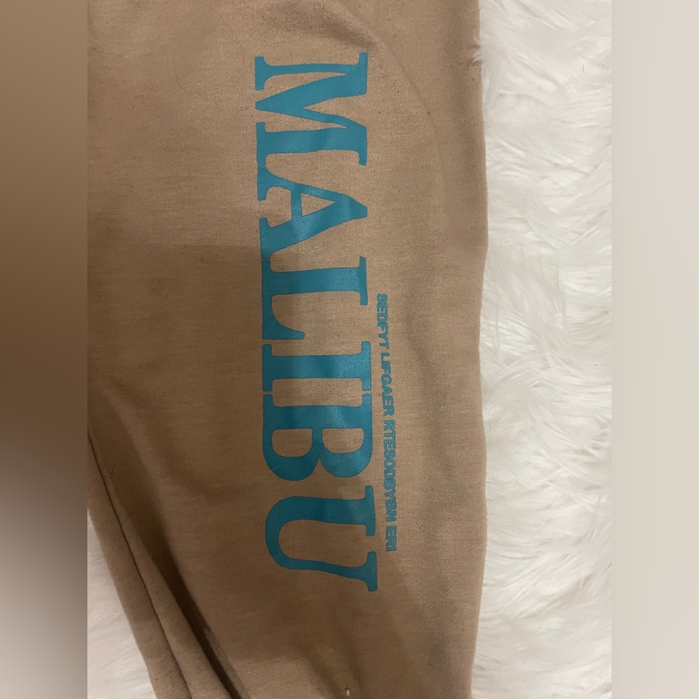 Tan shein sweatpants